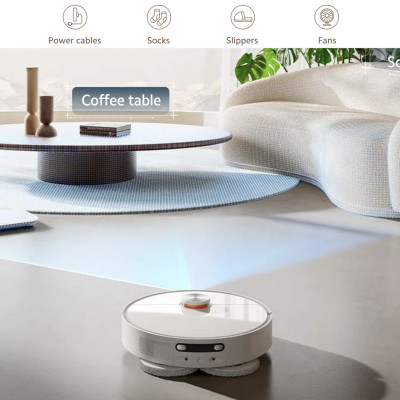 Robot Hút Bụi Lau Nhà Xiaomi X10+ Tự Gom Đổ Rác Tự Động 4000 Pa, Kết Nối App Mihome - Bản Quốc Tế