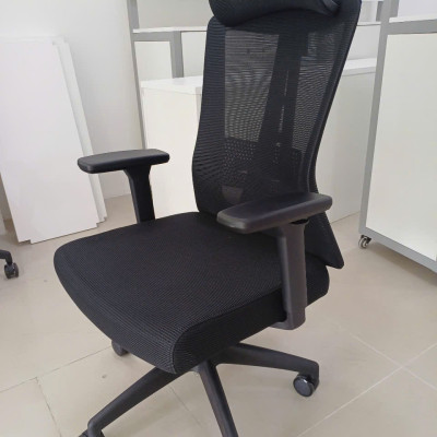 Ghế lưới làm việc tại nhà cao cấp CM4541-M Nội thất Capta Ghế trưởng phòng lưng cao có tựa đầu tay chữ T điều chỉnh độ cao Office Chair