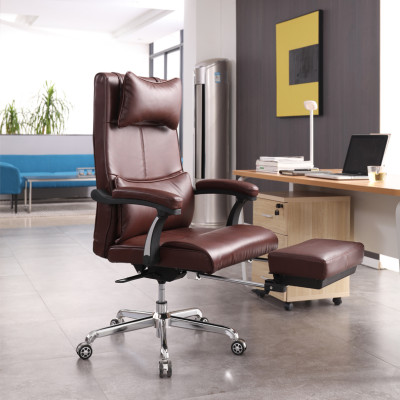 Ghế Giám Đốc Văn Phòng D439 Ngả Lưng kèm 2 Gối - Gác Chân - Siêu Êm - Phân Khúc Trung Lưu dành cho người đau lưng ngồi lâu.