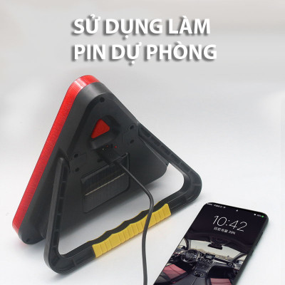  Đèn Cảnh Báo Chống Va Chạm Đa Năng | Đèn Cảnh Báo Đa Năng Sử Dụng Pin Năng Lượng Mặt Trời, Gọn Nhẹ Dễ Dàng Mang Đi, Sử Dụng Khi Gặp Sự Cố Khẩn Cấp