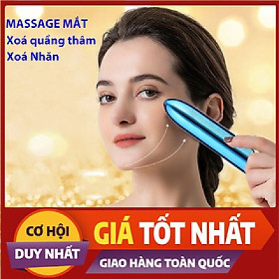 Máy Massage Mắt Chiếc Bút Chống Thâm Quầng, Thư Giãn Bọng Mắt Mini Tại Nhà Giá Rẻ Loại Mạnh Tốt (Hàng Chính Hãng)