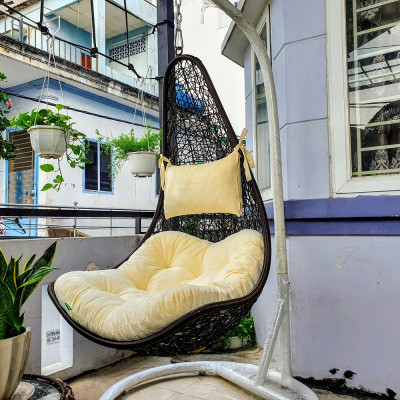 Xích đu đơn hình lưỡi câu (khung đen) - NAVICOM