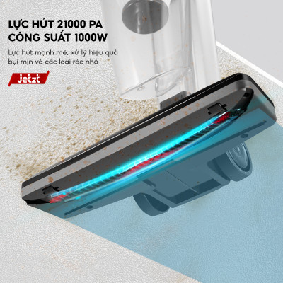 Máy hút bụi cầm tay có dây JETZT X9, lực hút 21000PA, hàng chính hãng