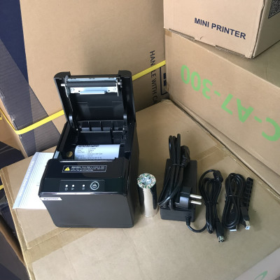 Máy in hóa đơn K80 Xprinter XP-Q806K Cổng USB + LAN in bill bằng Máy Tính, Máy Pos, Điện Thoại - Hàng chính hãng