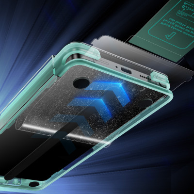 Bộ 2 Kính Cường Lực Kèm Khung Dán ESR Armorite Screen Protector (UltraFit) Cho Samsung Galaxy S25 Ultra, Nhận Vân Tay Tốt_ Hàng Chính Hãng