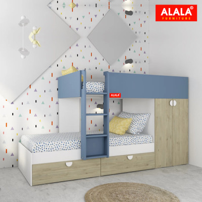Giường ngủ cho Bé thông minh ALALA/ Miễn phí vận chuyển và lắp đặt/ Đổi trả 30 ngày/ Sản phẩm được bảo hành 5 năm từ thương hiệu ALALA/ Chịu lực 700kg