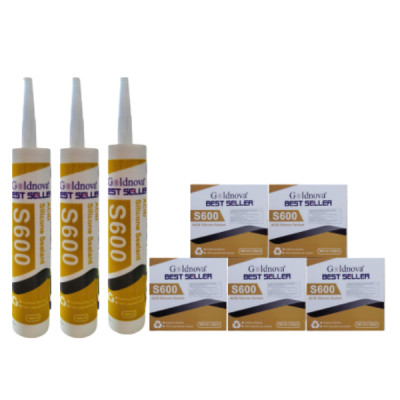 Keo Silicone S600-3 Hộp; Hộp=25 Lon/300ml; Màu Trong