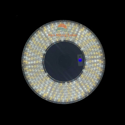 Đèn năng lượng mặt trời sân vườn UFO 3 màu kim cương