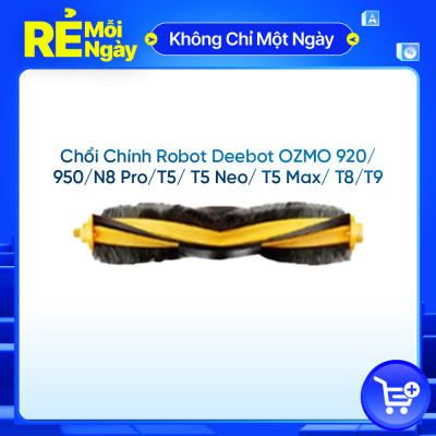 Chổi Chính Robot hút bụi Ecovacs Deebot OZMO 920/950/T5/T8/ N8 Pro/ T9_Hàng chính hãng