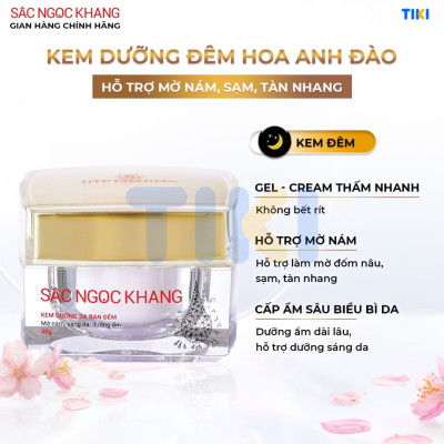 Bộ kem dưỡng ngày và đêm: Kem ban ngày 5 trong 1 (30ml) + Kem ban đêm (30g) giúp dưỡng ẩm, nâng tông, sáng da, làm mờ vết thâm, sạm, nám