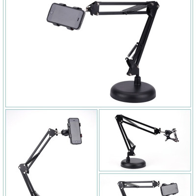 Giá Đỡ Điện Thoại Khung Kim Loại Xoay 360 độ, Chân Đế Chống Lật, Tùy Chỉnh Nhiều Góc Độ, Dùng Để Livestream, Giải Trí, Học Online - HÀNG CHÍNH HÃNG