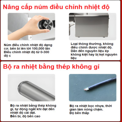 Máy Ép Dầu Nóng-Lạnh WF-J168 AOSIDA Thương Hiệu Cao Cấp Anh Quốc, 1800W, Ép 5-8kg/giờ - Hàng Nhập Khẩu (Bảo Hành 12 Tháng)