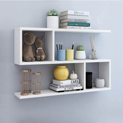 Giá sách treo tường bằng gỗ hiện đại SMLIFE Willenholly