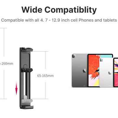 ULANZI U-PAD II - HÀNG CHÍNH HÃNG - Ngàm kẹp dành cho Điện thoại và Máy tính bảng