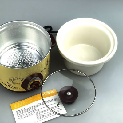 Nồi nấu chậm, nồi kho cá nấu cháo Fujika 1.5L/2.5L(chọn phân loại), công suất 140W-240W, màu ngẫu nhiên-hàng chính hãng