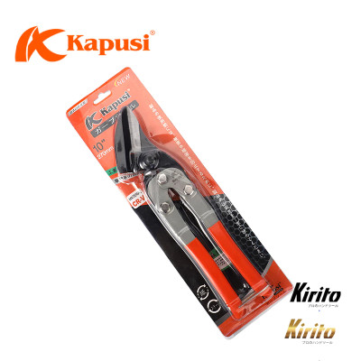KÉO CẮT TÔN MỎ NGHIÊNG 45 ĐỘ KÍCH THƯỚC 10 INCH HÃNG KAPUSI NHẬT BẢN k0077