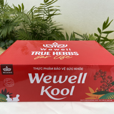 TPBVSK Nước uống thảo dược Wewell Kool (thùng 24 lon) 