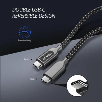 Ugreen UG50225US265TK 1.5M Dây USB Type-C sang USB 2.0 sạc và truyền dữ liệu - HÀNG CHÍNH HÃNG