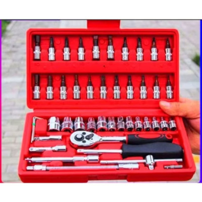 THIẾT BỊ DỤNG CỤ THÁO LẮP SỮA CHỮA 46 MÓN ĐA CHỨC NĂNG THUẬN TIỆN CHO MỌI GIA ĐÌNH