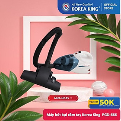 Máy hút bụi cầm tay Korea King PDG-666 (220v/50Hz,1000W, màu xanh trắng, 2 chức năng hút thổi) - Hàng chính hãng
