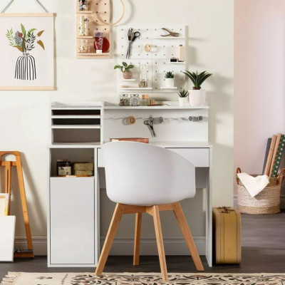 Bàn máy tính tại nhà bằng gỗ thiết kế nhỏ gọn SMLIFE Dale