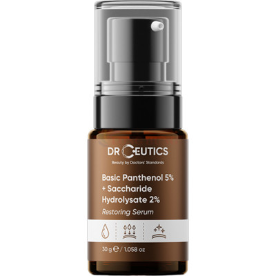 Tinh chất dưỡng ẩm DrCeutics Basic Panthenol 5% + Saccharide Hydrolysate 2% (30g) - Hàng chính hãng