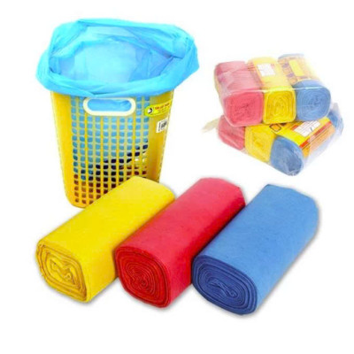 (Combo 3 cuộn) Bao đựng rác sinh học, Túi đựng rác tự phân huỷ, Bịch đựng rác thải gia đình
