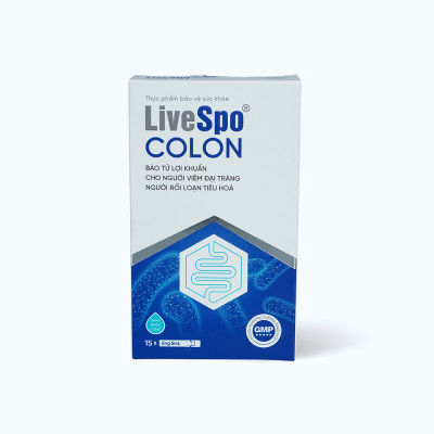 Dung dịch LIVESPO Colon bổ sung men vi sinh cải thiện viêm đại tràng, rối loạn tiêu hóa (15 ống)