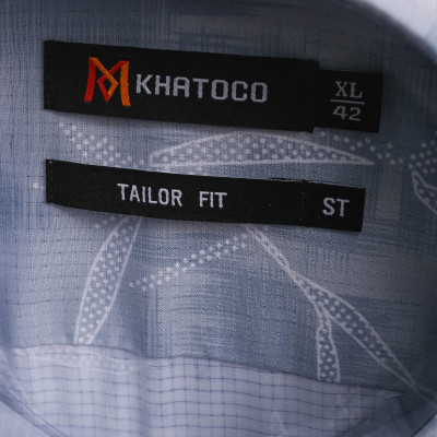 Áo sơ mi Khatoco tay ngắn