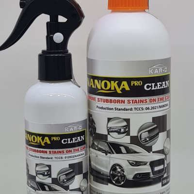 Tẩy ố kính, cặn canxi, ố vảy cá Nanoka Pro Clean 550ml - Technology of USA