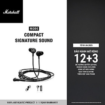 [Hàng chính hãng] Tai nghe Marshall MODE EQ - Bảo Hành 1 Năm 1 Đổi 1
