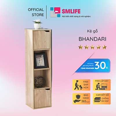 Kệ sách dùng chia ngăn đơn giản SMLIFE Bhandari