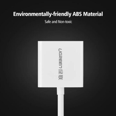 Ugreen UG1040210402TK 15CM Màu Trắng Cáp chuyển đổi Mini DP sang DVI 24 + 5 - HÀNG CHÍNH HÃNG