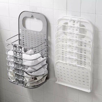 Giỏ đựng quần áo KG99 gấp gọn treo tường thiết kế thông minh dễ sử dụng 42cm (Tặng kèm 1 món quà tri ân) - Hàng chính hãng