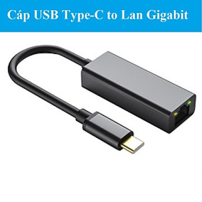 Cáp Chuyển Đổi Mạng Gigabit Type-C Sang RJ45 Cho Máy Tính Xách Tay