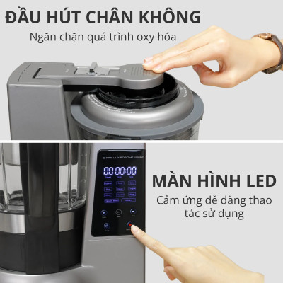 Máy Xay Nấu Chân Không Đa Năng Mishio MK307 - Hàng Chính Hãng