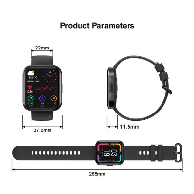 
Đồng hồ thông minh thể dục Kospet Magic3 theo dõi nhịp tim và giấc ngủ không thấm nước