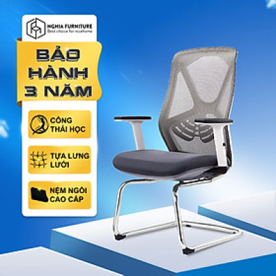 Ghế công thái học Nghia Furniture SPIDER, Full lưới thoáng khí, ngả sâu 135 độ, bảo hành 3 năm