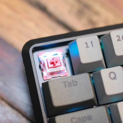 Bàn phím cơ không dây E-Dra EK368W V2 , Hotswap, E-Dra Switch (Brown/Red) - Hàng chính hãng