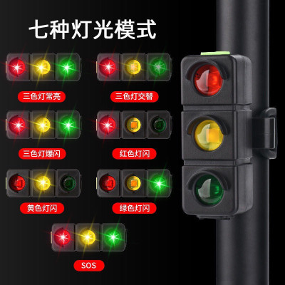 Đèn hậu xe đạp, Đèn cảm biến phanh xe đạp sạc chống nước, Cảnh báo thông minh an toàn giao thông Xe đạp siêu sáng