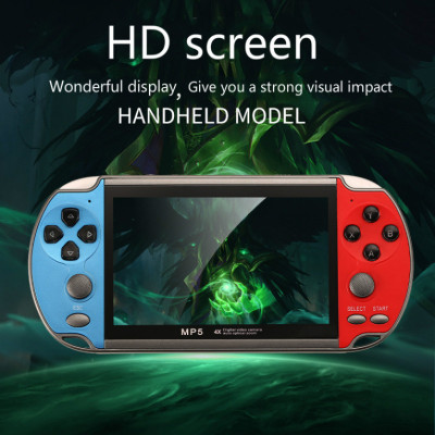 Máy Chơi Game Cầm Tay X7 Màn Hình 4.3Inch Có Sẵn 900 Game Hỗ Trợ Nghe Nhạc, Xem Phim - Hàng nhập khẩu