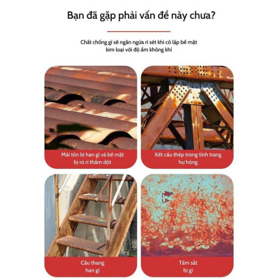 [5Kg] Keo Sơn Chống Han Gỉ, Gỉ Sét, Chống Cháy TAIKO CG01 - Phù Hợp bề mặt Tấm Lợp, Lan Can, Cổng, Gầm Xe Thép