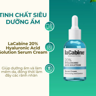 Tinh Chất Siêu Dưỡng Ẩm LaCabine 20% Hyaluronic Acid Solution Serum Cream