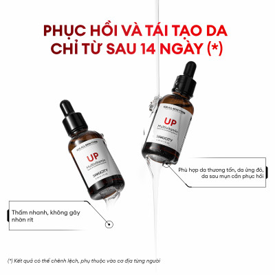 Serum Men Stay Simplicity phục hồi, cân bằng da đa vitamin chiết xuất rong nho cho nam Up Multivitamin Repair & Conditioning 30ml