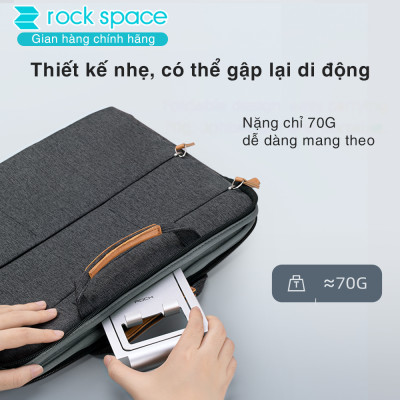 Giá đỡ điện thoại, máy tính bảng thông minh xoay 360 độ Rockspace Metal dùng được 2 mặt chống trượt làm bằng kim loại hàng chính hãng