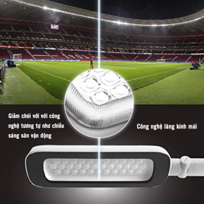 Đèn bàn học bảo vệ mắt Philips LED RobotPlus DSK601 RD 13W ánh sáng trung tính 4000K, 4 cấp độ sáng