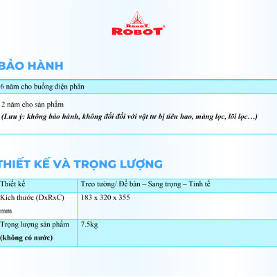 Máy Lọc Nước Điện Giải Ion Kiềm ROBOT IonPrince 37 - Hàng Chính Hãng