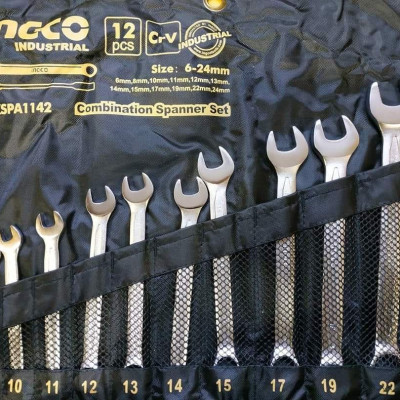 BỘ 12 CỜ LÊ VÒNG MIỆNG 6-24MM/6-32MM INGCO - HÀNG CHÍNH HÃNG