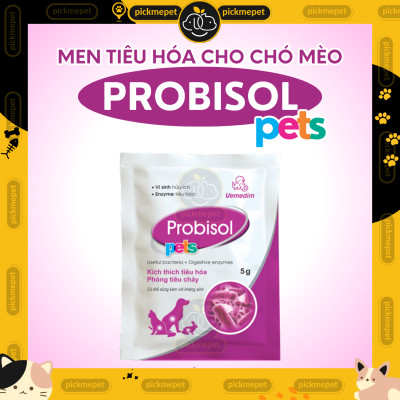 Men Tiêu Hóa Probisol Vemedim Pets cho Chó Mèo - Gói 5g