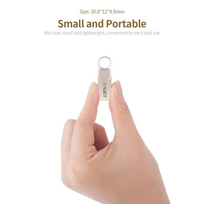 USB lưu trữ EAGET U2 USB Flash Drive 8GB Tốc độ cao Không thấm nước Chống va đập U Disk Dung lượng lớn cho PC